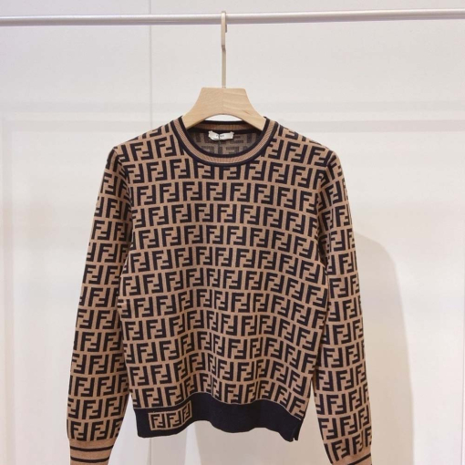 Custom Fendi Monogram Long Sleeve Sweater - Image 2