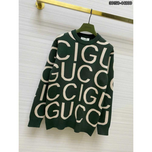 Custom Gucci Long Sleeve Knitted Sweat Shirt - Image 8