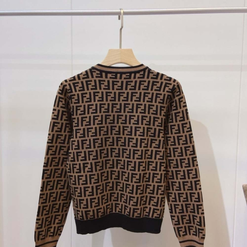 Custom Fendi Monogram Long Sleeve Sweater - Image 3