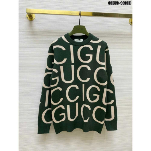 Custom Gucci Long Sleeve Knitted Sweat Shirt - Image 7