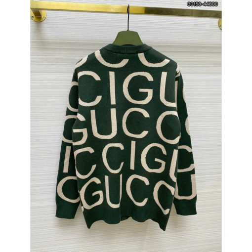 Custom Gucci Long Sleeve Knitted Sweat Shirt - Image 6