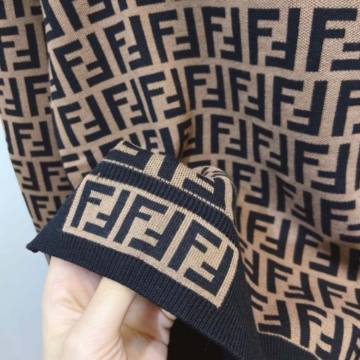 Custom Fendi Monogram Long Sleeve Sweater - Image 5