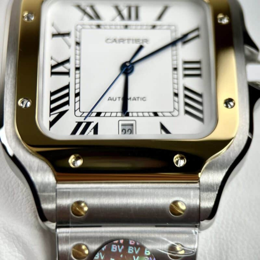 Custom Cartier Santos De Cartier W2SA0009 Demi Gold - Swiss Cartier1 - Image 6