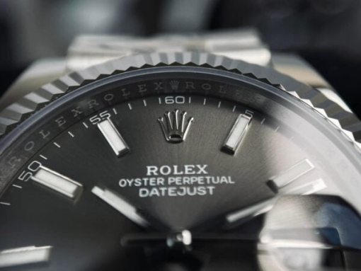 Custom Rolex DateJust Grey - Swiss 79 - Image 3