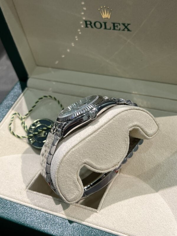 Custom Rolex DateJust Ice Blue Dial - Swiss 70 - Image 4