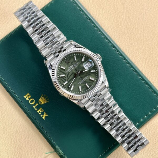 Custom Rolex DateJust 126234 Green Dial - Swiss 50 - Image 4