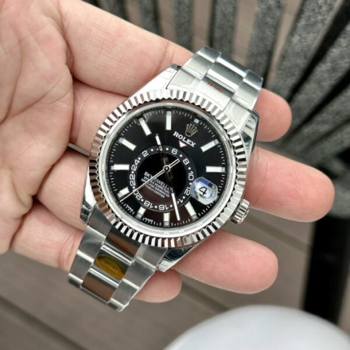 Custom Rolex Sky Dweller 326934 Black Dial - Swiss 33 - Image 4