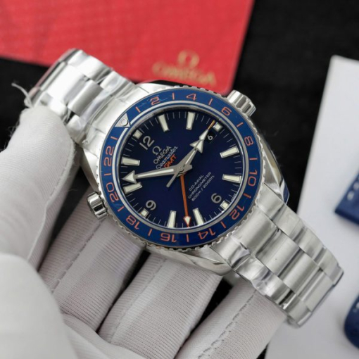 Custom Omega Craftsmanship Seamaster Planet Ocean 600M Blue - Swiss Omega17 - Image 3