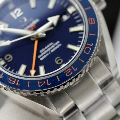 Custom Omega Craftsmanship Seamaster Planet Ocean 600M Blue - Swiss Omega17 - Image 7