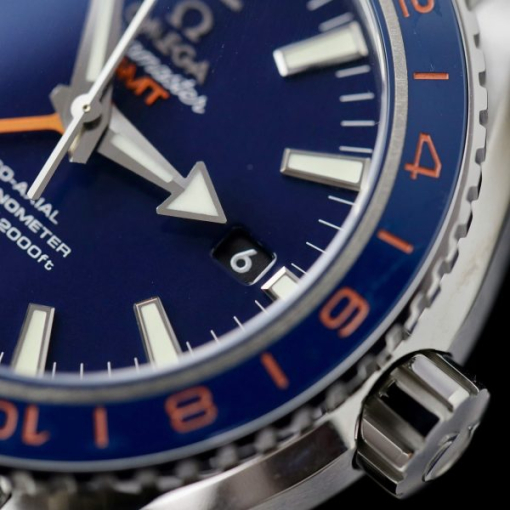 Custom Omega Craftsmanship Seamaster Planet Ocean 600M Blue - Swiss Omega17 - Image 5