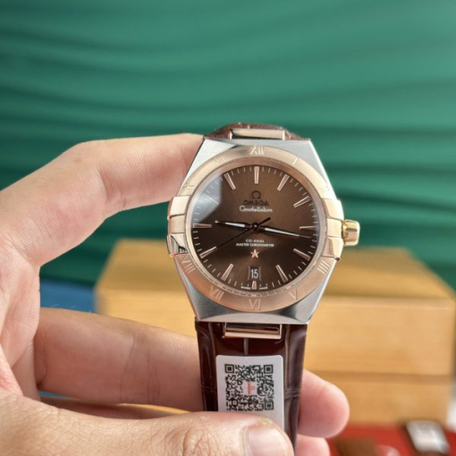 Custom Omega Constellation Brown - Swiss Omega22 - Image 8