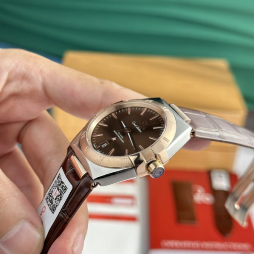 Custom Omega Constellation Brown - Swiss Omega22 - Image 7