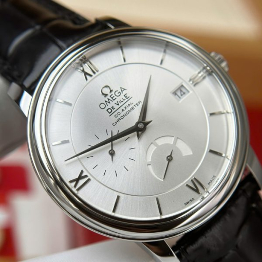 Custom Omega De Ville Prestige Power Reserve White Dial - Swiss Omega5 - Image 3