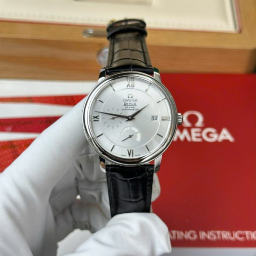 Custom Omega De Ville Prestige Power Reserve White Dial - Swiss Omega5