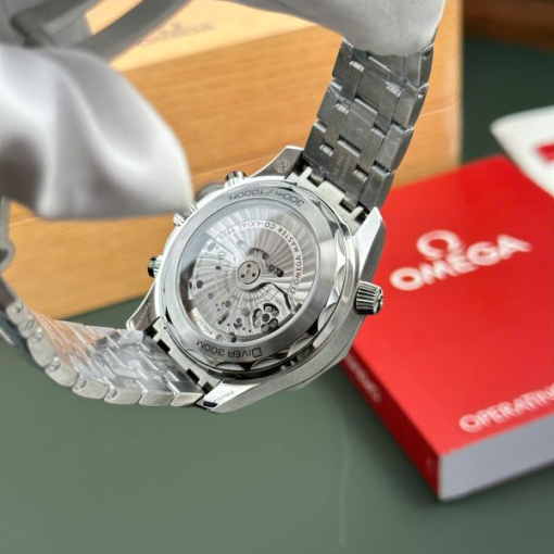 Custom Omega Seamaster Diver 300M Chronograph Black - Swiss Omega6 - Image 8