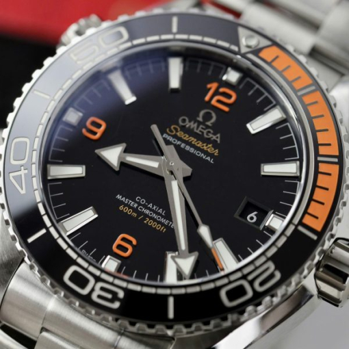 Custom Omega Craftsmanship Seamaster Planet Ocean 600M Blue - Swiss Omega18 - Image 4