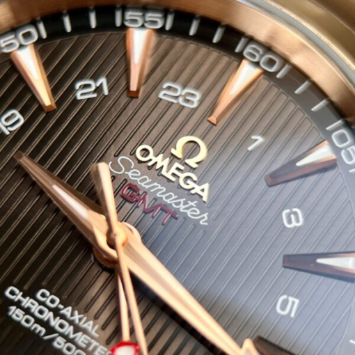 Custom Omega Seamaster GMT Demi Chocolate Dial - Swiss Omega39 - Image 8