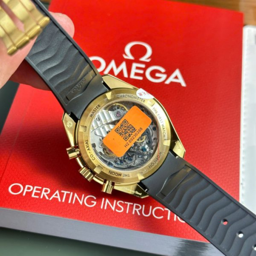 Custom Omega SpeedMaster MoonWatch Gold Dial- Swiss Omega11 - Image 8