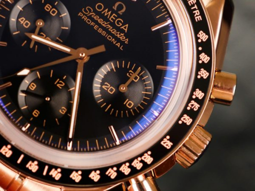 Custom Omega Speedmaster Moonwatch Rose Gold- Swiss Omega10 - Image 7