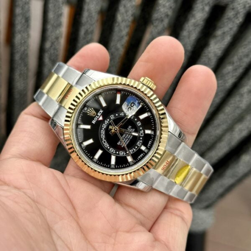 Custom Rolex Sky Dweller 326933 Demi Gold - Swiss 39 - Image 2