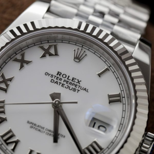 Custom Rolex DateJust 126334 White Dial - Swiss 72 - Image 3