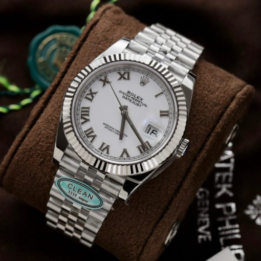 Custom Rolex DateJust 126334 White Dial - Swiss 72 - Image 7