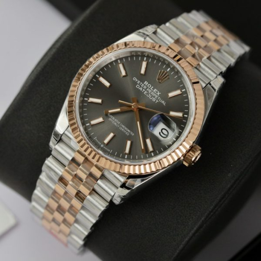 Custom Rolex DateJust 126231 Gray Dial - Swiss 40 - Image 3