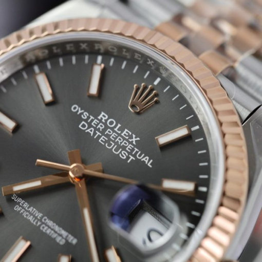 Custom Rolex DateJust 126231 Gray Dial - Swiss 40 - Image 6