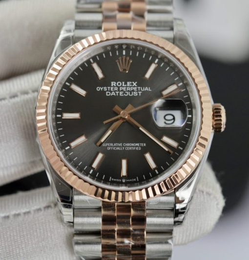 Custom Rolex DateJust 126231 Gray Dial - Swiss 40 - Image 5