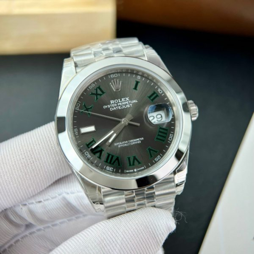 Custom Rolex DateJust 126300 Wimbledon Dial - Swiss 64 - Image 2