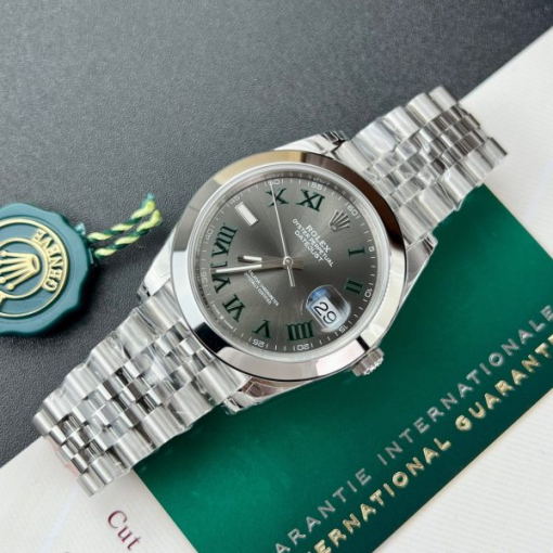 Custom Rolex DateJust 126300 Wimbledon Dial - Swiss 64 - Image 3