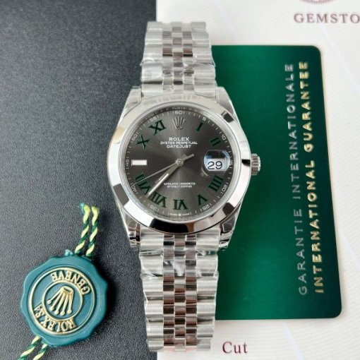 Custom Rolex DateJust 126300 Wimbledon Dial - Swiss 64