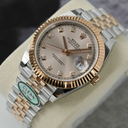 Custom Rolex DateJust 126331 Pink Dial - Swiss 44 - Image 2