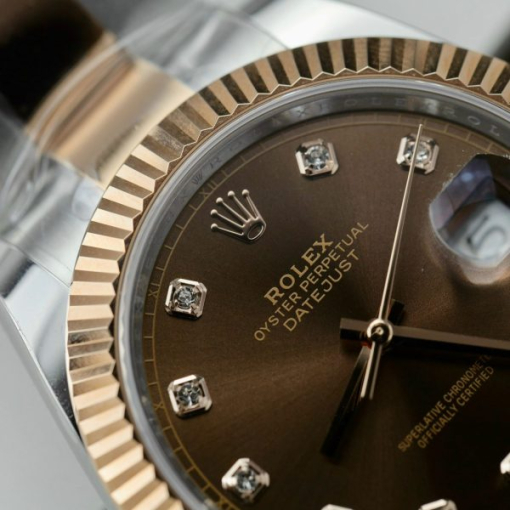 Custom Rolex DateJust 126331 Chocolate Dial - Swiss 53 - Image 4