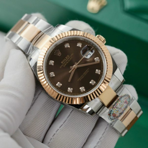 Custom Rolex DateJust 126331 Chocolate Dial - Swiss 53 - Image 3