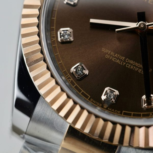 Custom Rolex DateJust 126331 Chocolate Dial - Swiss 53 - Image 6