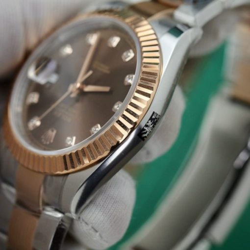 Custom Rolex DateJust 126331 Chocolate Dial - Swiss 53 - Image 5