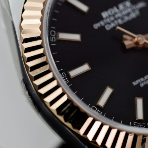 Custom Rolex DateJust 126331 Black Dial - Swiss 48 - Image 4