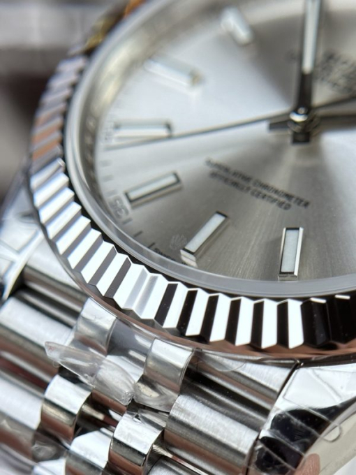 Custom Rolex DateJust 126334 Silver Dial - Swiss 62 - Image 6