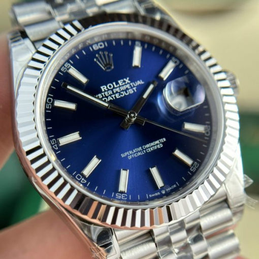 Custom Rolex DateJust 126334 Blue Dial - Swiss 55 - Image 2