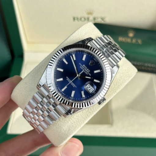 Custom Rolex DateJust 126334 Blue Dial - Swiss 55