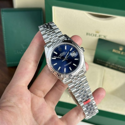 Custom Rolex DateJust 126334 Blue Dial - Swiss 55 - Image 4