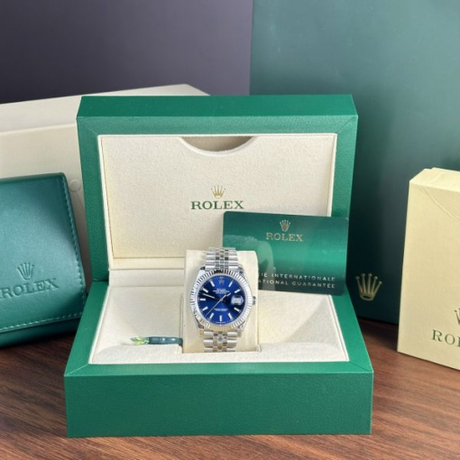 Custom Rolex DateJust 126334 Blue Dial - Swiss 55 - Image 3