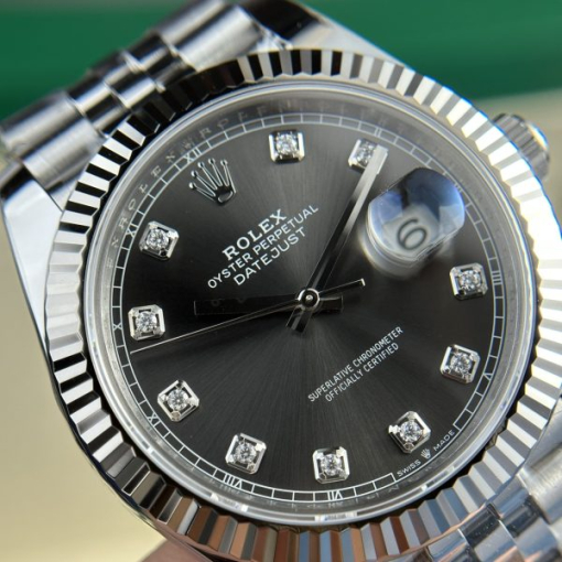 Custom Rolex DateJust Grey Dial - Swiss 42 - Image 5