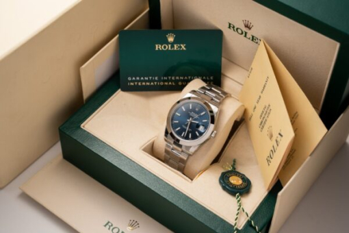 Custom Rolex DateJust 126300 Blue Dial - Swiss 67