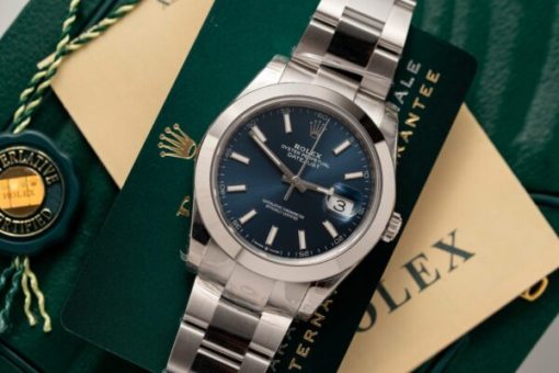 Custom Rolex DateJust 126300 Blue Dial - Swiss 67 - Image 2