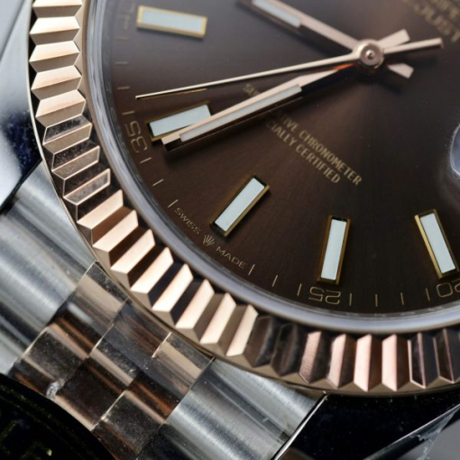 Custom Rolex DateJust 126331 Chocolate Dial - Swiss 49 - Image 5