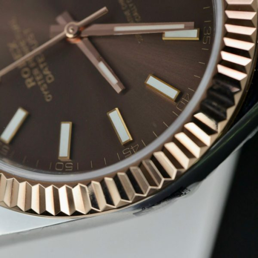 Custom Rolex DateJust 126331 Chocolate Dial - Swiss 49 - Image 4