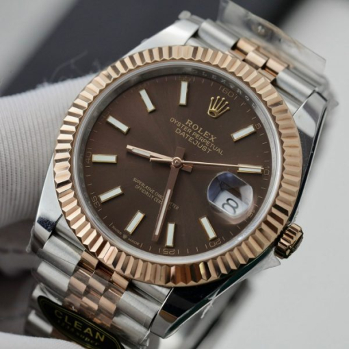 Custom Rolex DateJust 126331 Chocolate Dial - Swiss 49 - Image 2