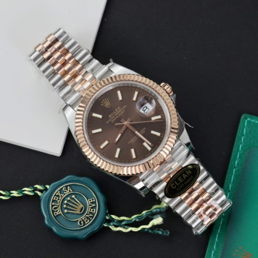 Custom Rolex DateJust 126331 Chocolate Dial - Swiss 49 - Image 3